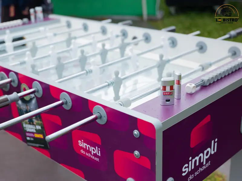 Tischfußball von simpli, Public Viewing Sandburg Linz